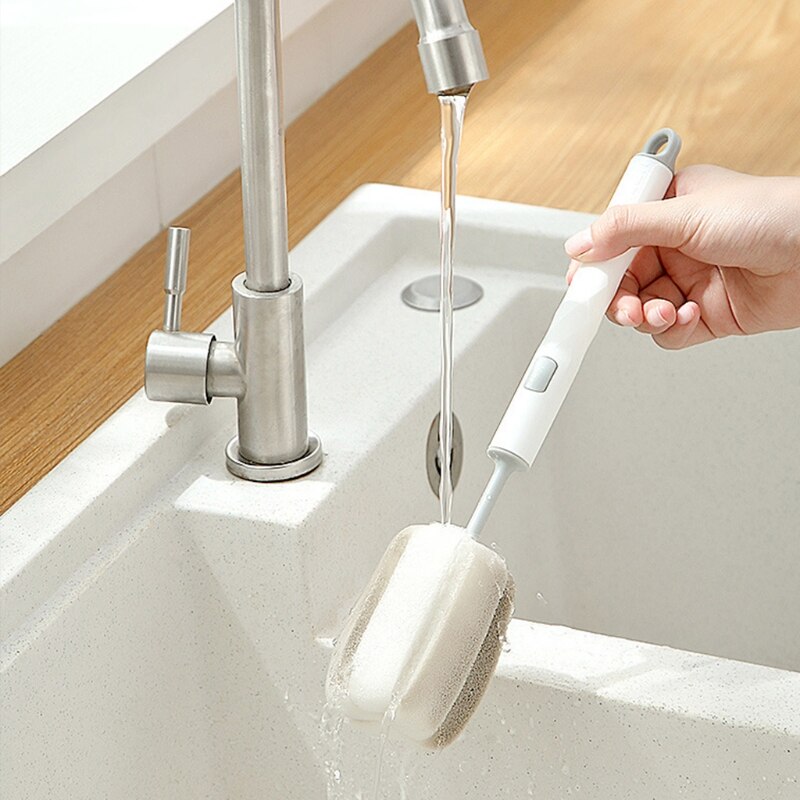 LONG HANDLE SPONGE CUP CLEANER